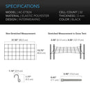 AC Infinity Grow Tent Trellis Netting, Flexible Elastic Cords - 2x4 Feet