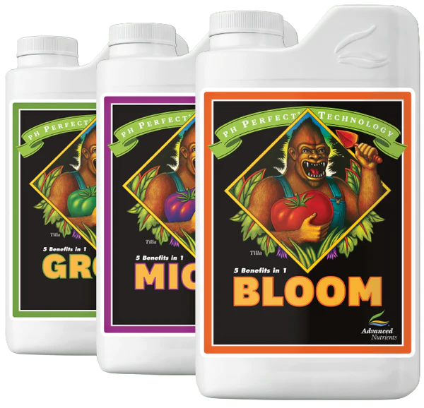 Advanced Nutrients PH Perfect 3 Part Kit Grow, Micro & Bloom - 500ml