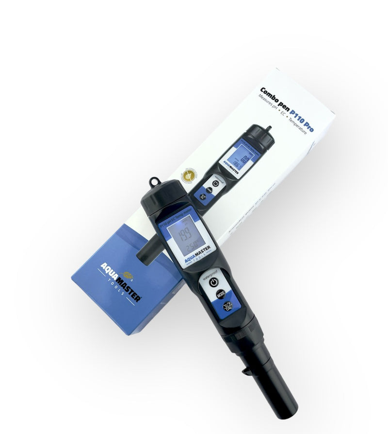 Aquamaster Tools P110 Pro Combo Ph, EC & Temp Pen
