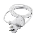 Extension Power Cord Aus Standard 240V White - 5m