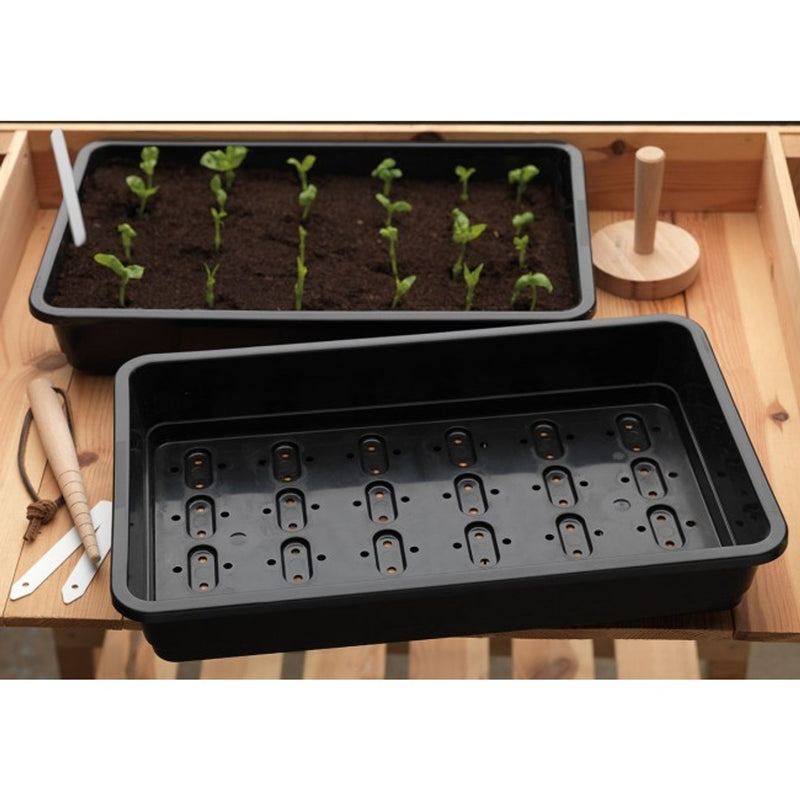 Garland Standard Netted Seed Tray 37.5 x 23 x 6cm Black