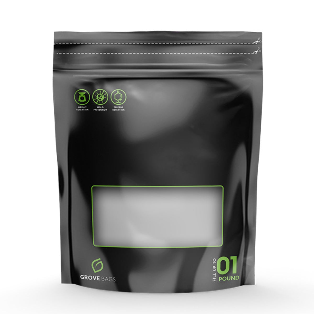 5 x 100 g Grove Bags without Window (Original - Made in the U.S.A
