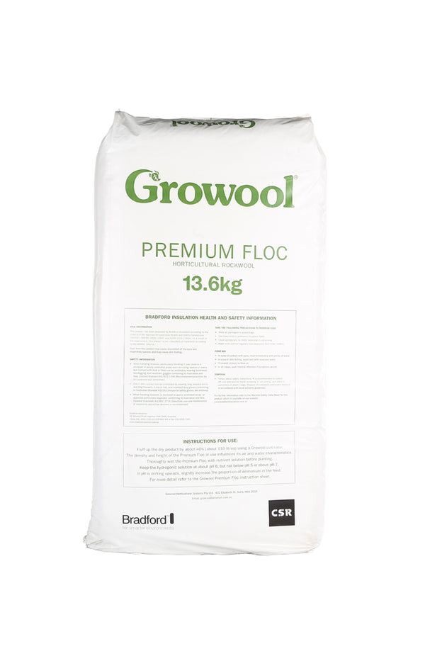 Growool Granulated Premium Rockwool 13.6Kg Bag (122 Ltr)