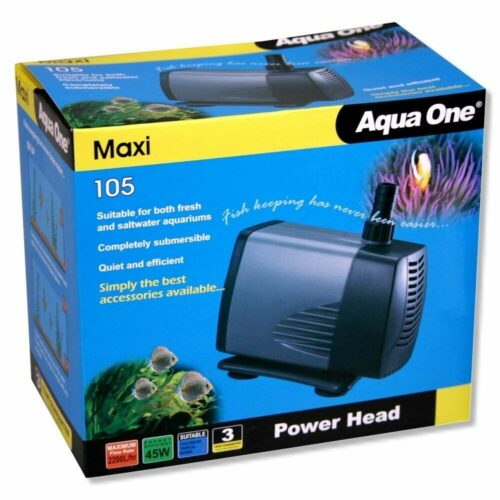 Aqua One Power Head Water Pump - Maxi 105 - 2500L/hr
