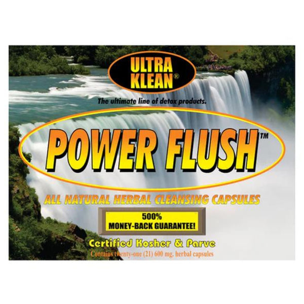 Power Flush Herbal Cleansing Capsules 21 x 600mg