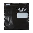 Zip-Zag Black Storage Bag 0.5LB/250g - 10 Pack
