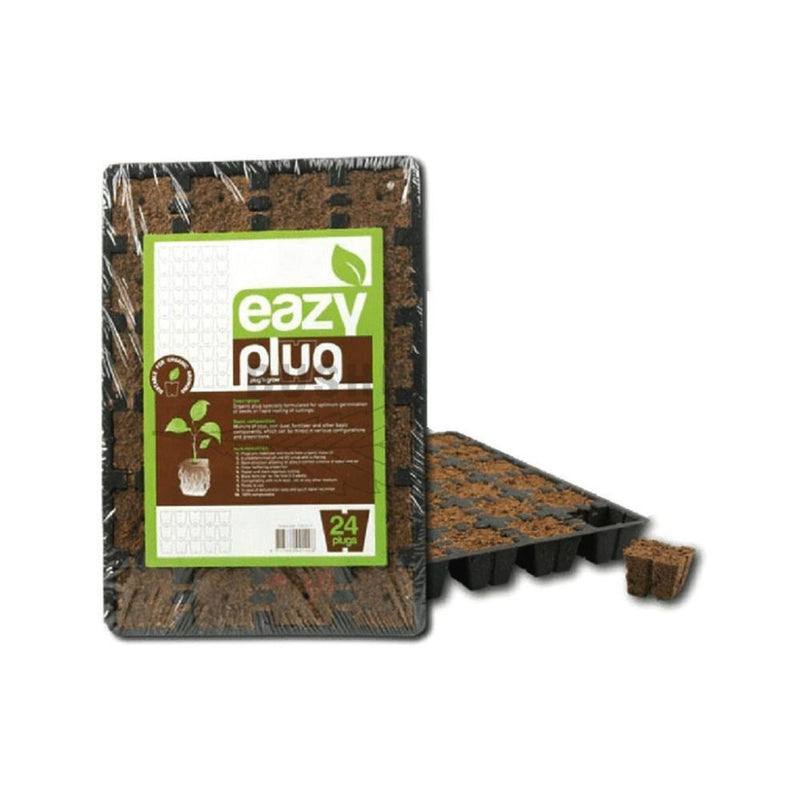 Eazy-Plug Coco Peat Plug & Grow Propagation Tray - 24 Cubes