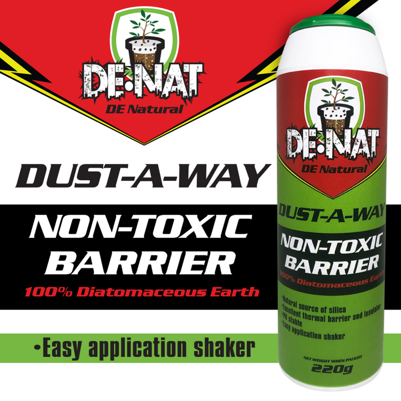 De-Nat Dust-A-Way Non Toxic Barrier - Pest Control - 220g