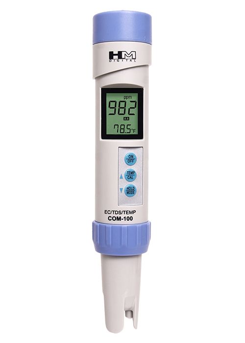 HM Digital EC/TDS Meter - COM100 Waterproof Professional Series