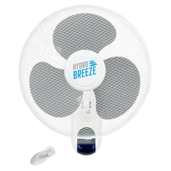 Hydro Breeze - V2 Oscillating 3 Speed Wall Fan - With Remote