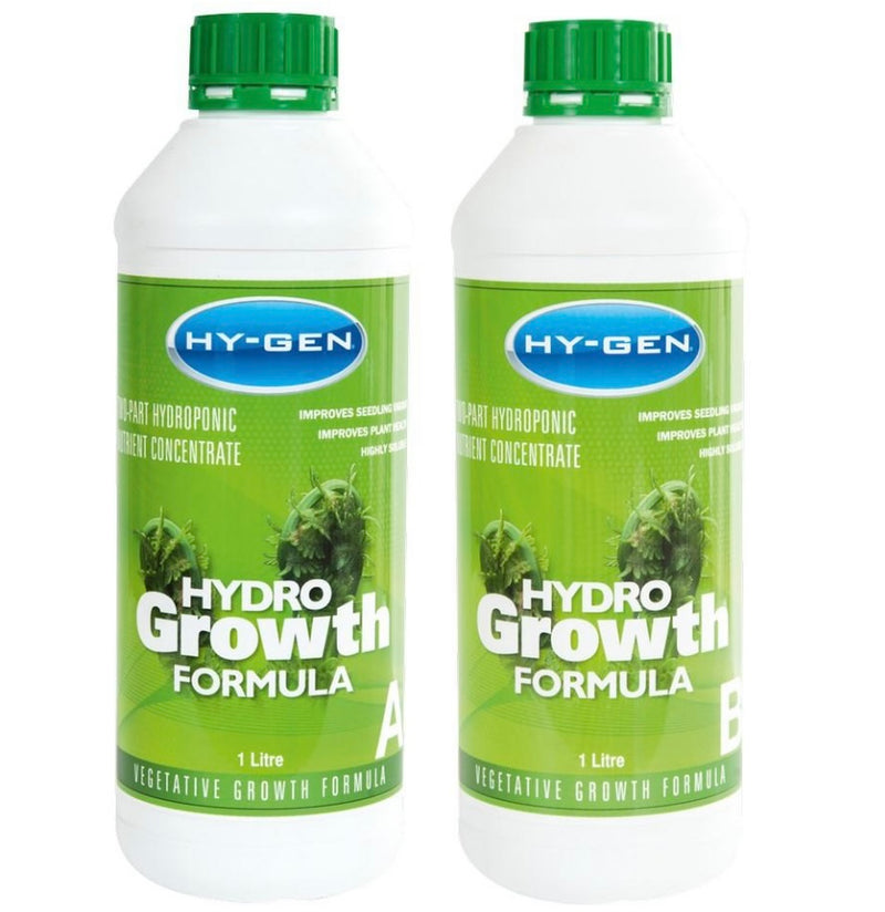 Hy-Gen Hydro Growth Formula A & B (2x1, 5 or 20L)