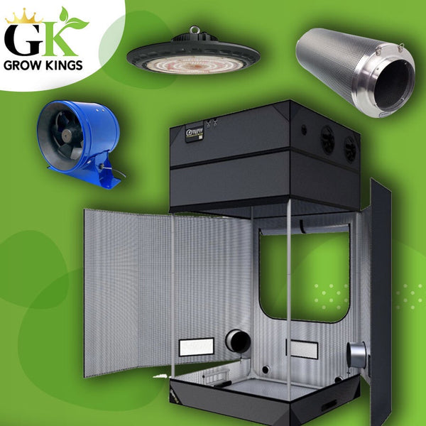 Grow Tent Kit Complete With Light, Fan & Carbon Filter - 100 x 100x 200