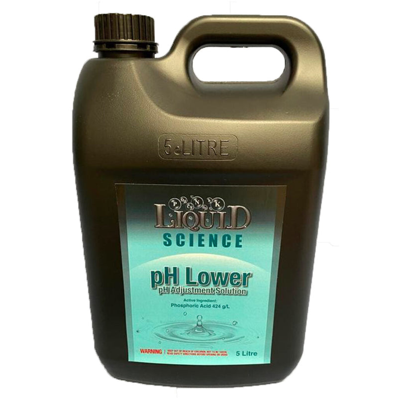 Liquid Science pH Lower Solution (250mL, 500mL or 5L)