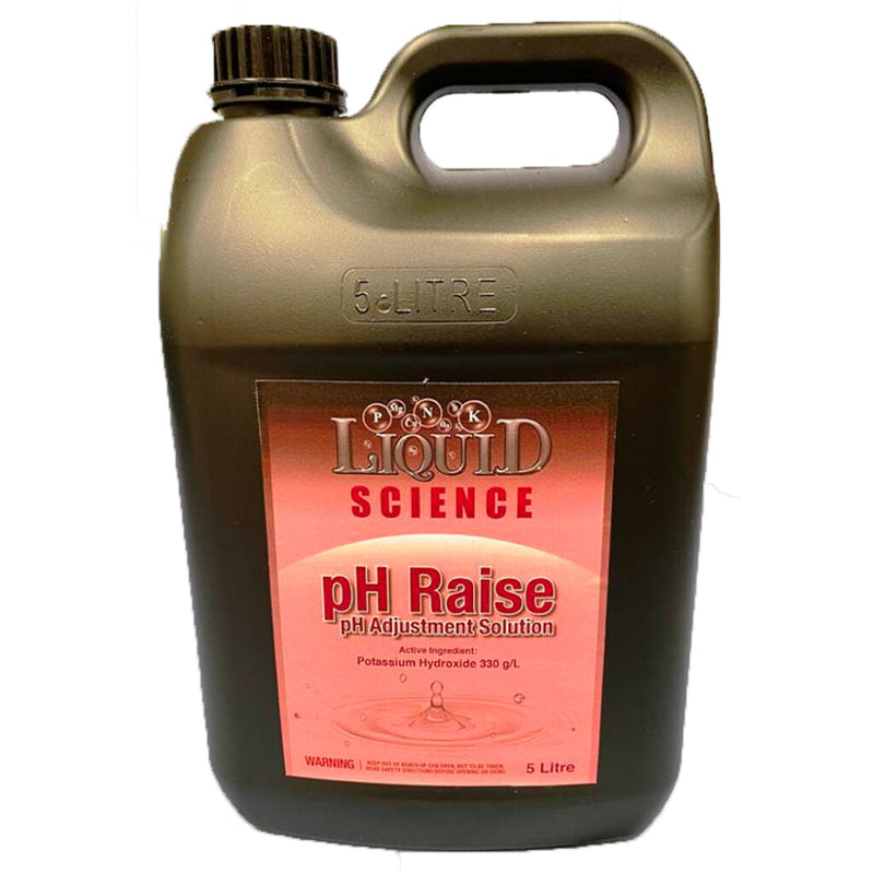 Liquid Science pH Raise Solution (250mL, 500 mL 1L or 5L)