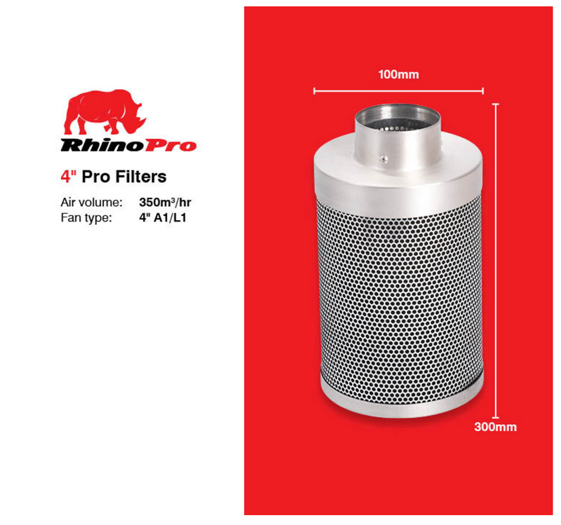 Rhino Pro Carbon Filter (100x300mm)
