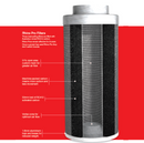 Rhino Pro Carbon Filter (150x300, 150x500 or 150x1000mm)