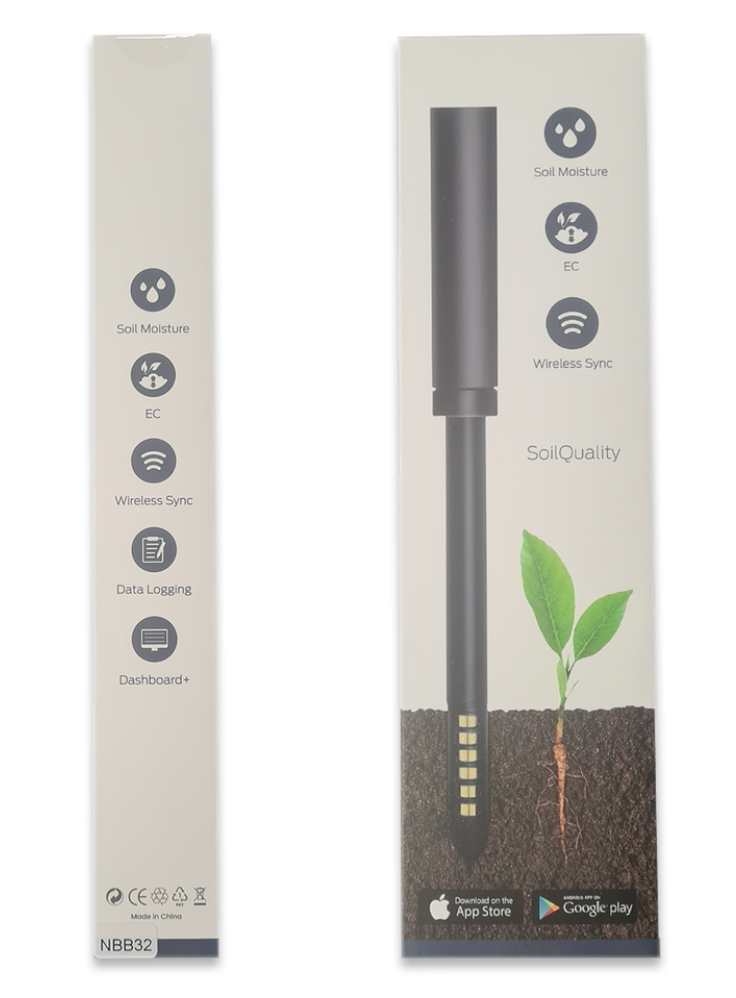 Ibebot Soil Quality Monitor & EC meter Pen