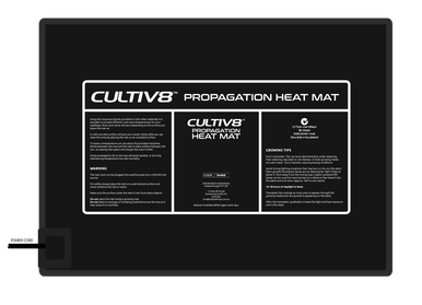 Cultiv8 Small Flexible Heat Mat - 388x282mm