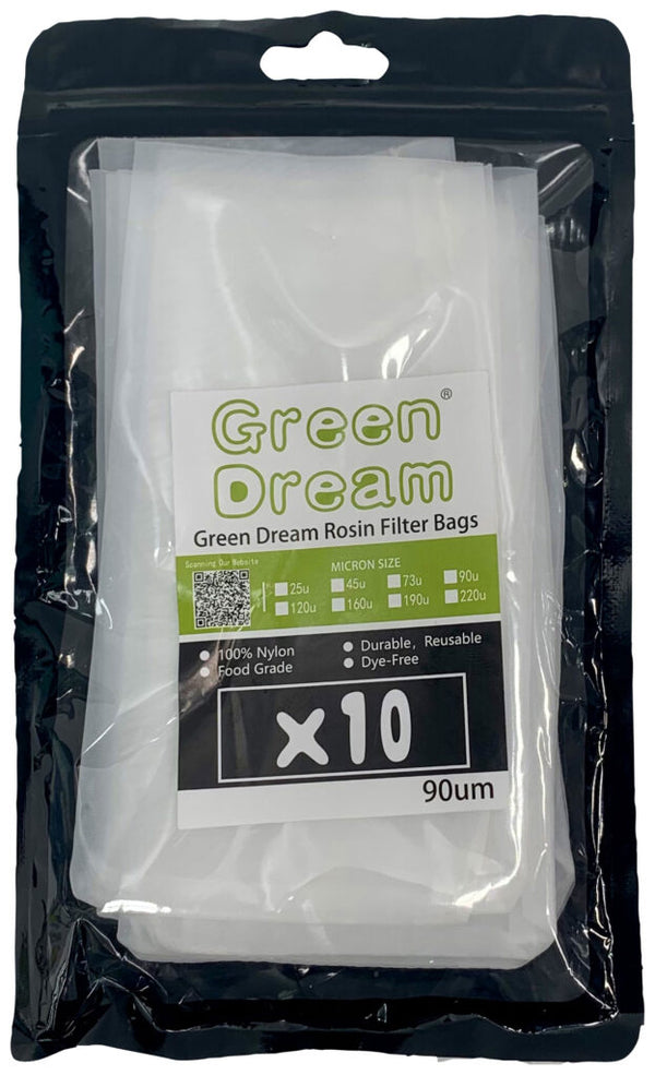90 Micron Bag (Herb) 8 x 14 cm - Pack 10