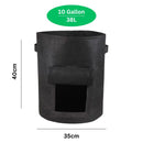 Heavy Duty Potato Grow Bags - 38L (10 Gallon)