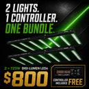 Digi-Lumen Extreme 720W LED Grow Light Twin Pack + FREE Controller (ENDS AUG 30TH)