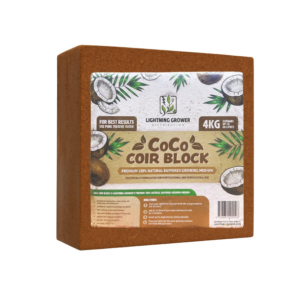 CoCopeat Brick 4Kg Compressed (Makes 56L)