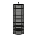 8-Layer Heavy Duty Hanging Drying & Curing Rack – Collapsible Mesh Herb Dryer
