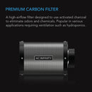 AC Infinity Carbon Filter, Australian Charcoal - 12 Inch | 300mm