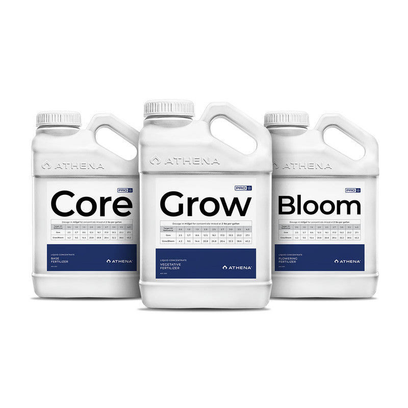 Athena Pro Line Mix Kit - Grow Bloom & Core - 3 x 0.9kg Satchels