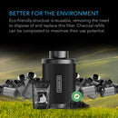 AC Infinity Refillable Carbon Filter Kit, With Charcoal Refill,  6 Inch - 150mm