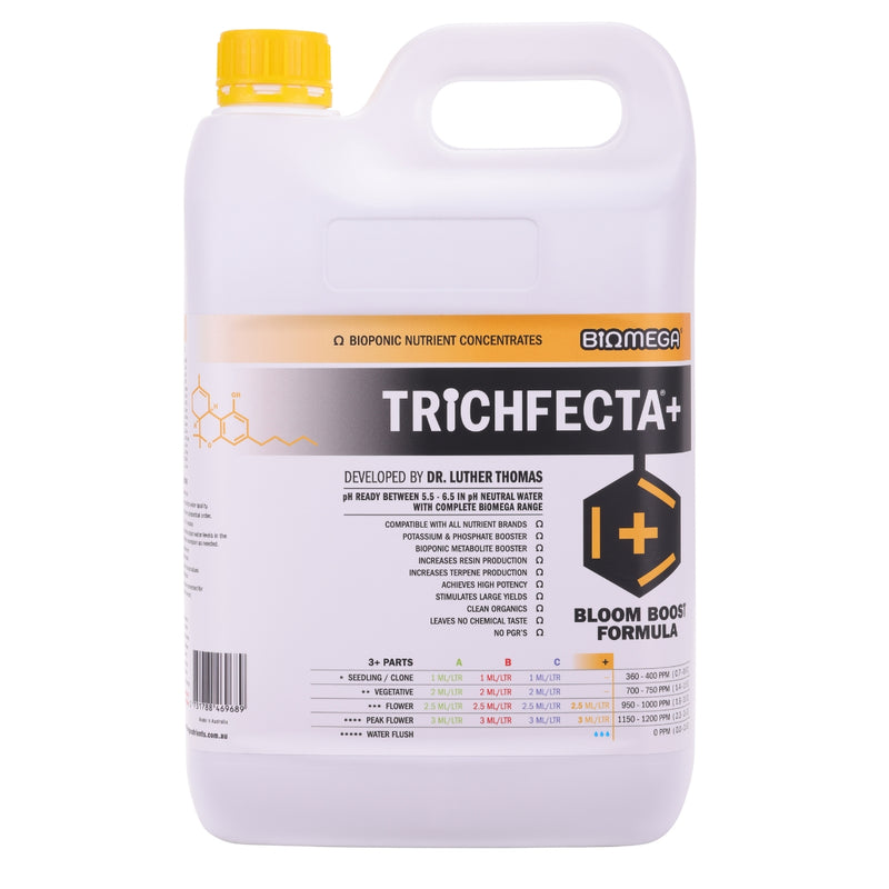 Biomega Trichfecta+ Bloom Boost Formula - Part+ | Resin & Terpene Stimulant - 5L