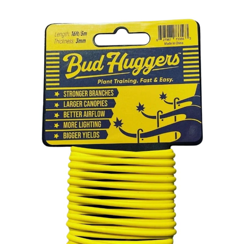 BudTrainer BudHuggers - Yellow Garden Training Wire - 5m