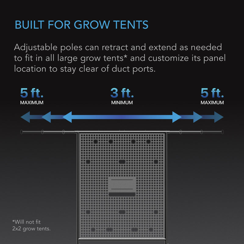 AC Infinity Grow Tent Gear Board, Equipment and Cable Wall Organizer