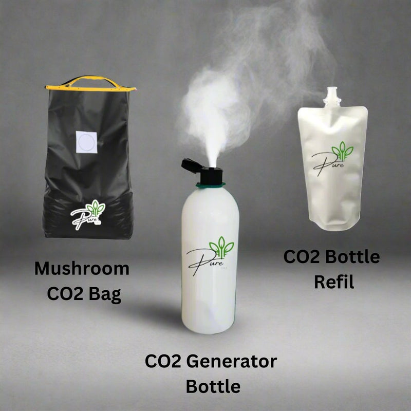 CO2 Starter Pack - CO2 Mushroom Bag, CO2 Bottle, CO2 Bottle Refil