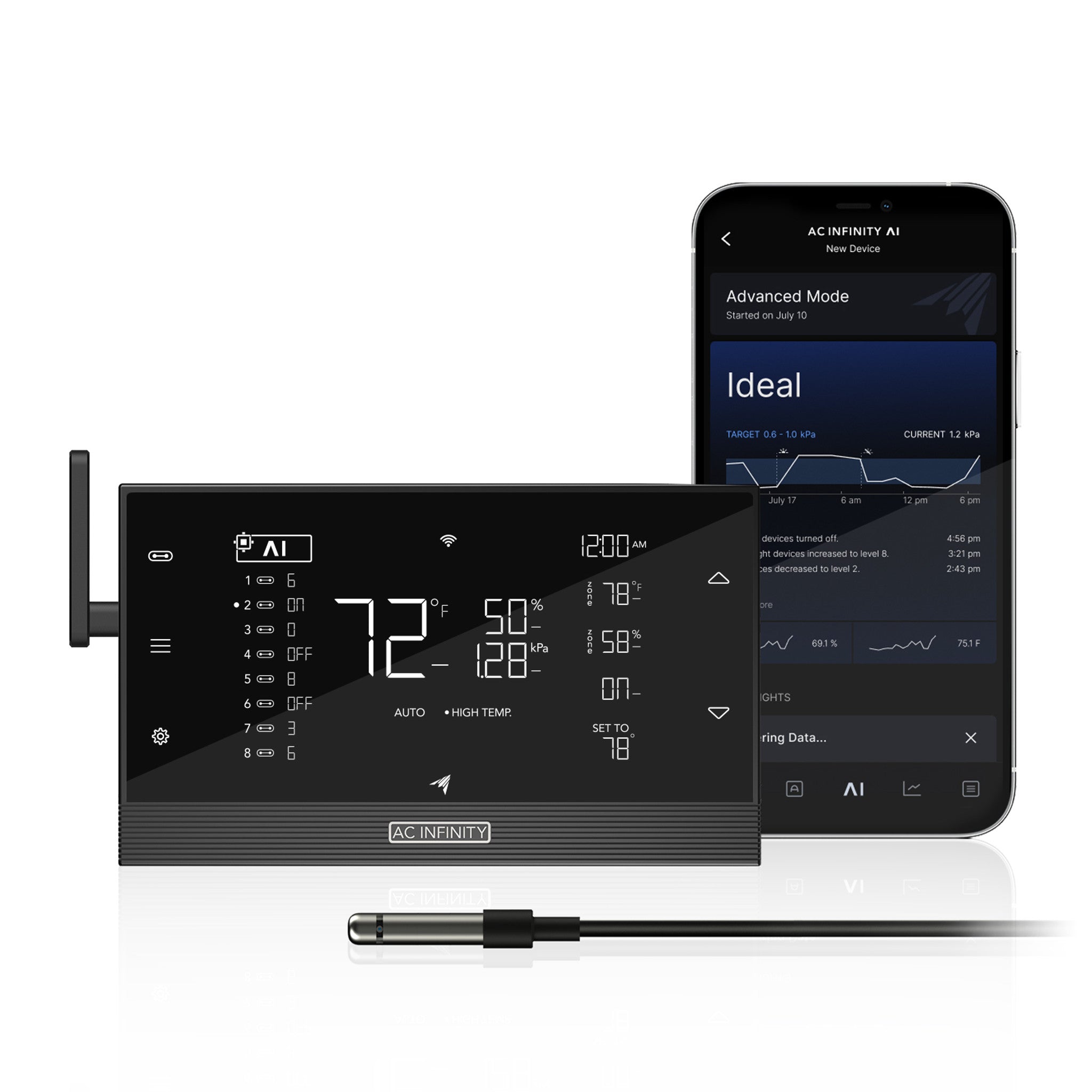 AC Infinity Controller AI+ Environmental Controller, AI-Powered Learni