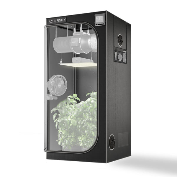 AC Infinity Cloudlab 722 Advance Grow Tent 60x60x182cm 2000D Diamond Mylar Canvas