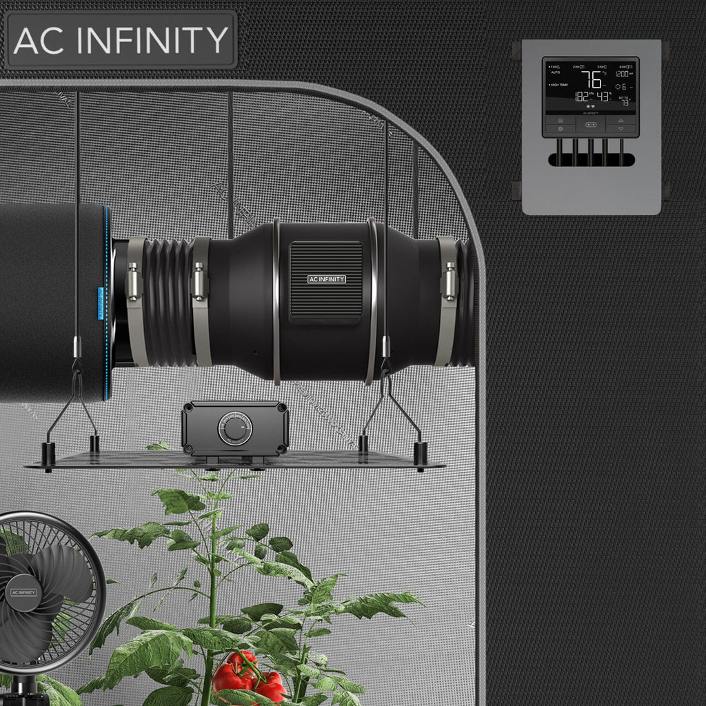 AC Infinity CLOUDLINE PRO T4 4" Inline Duct Fan - Booster Fan For Cooling & Exhaust