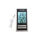 Cultiv8 Thermometer - Hygrometer  + Clock In / Outdoor