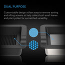 AC Infinity Large Trim Tray System 3-Tray & 2-Screen Kit Interchangeable & Ergonomic Design