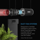 AC Infinity Cloudline PRO T12, Quiet Inline Duct Fan with Controller 69 PRO 300mm