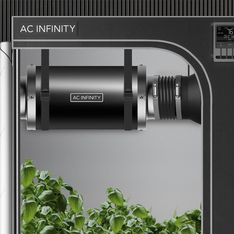 AC Infinity Inline Duct Fan Silencer - 6 Inch | 150mm