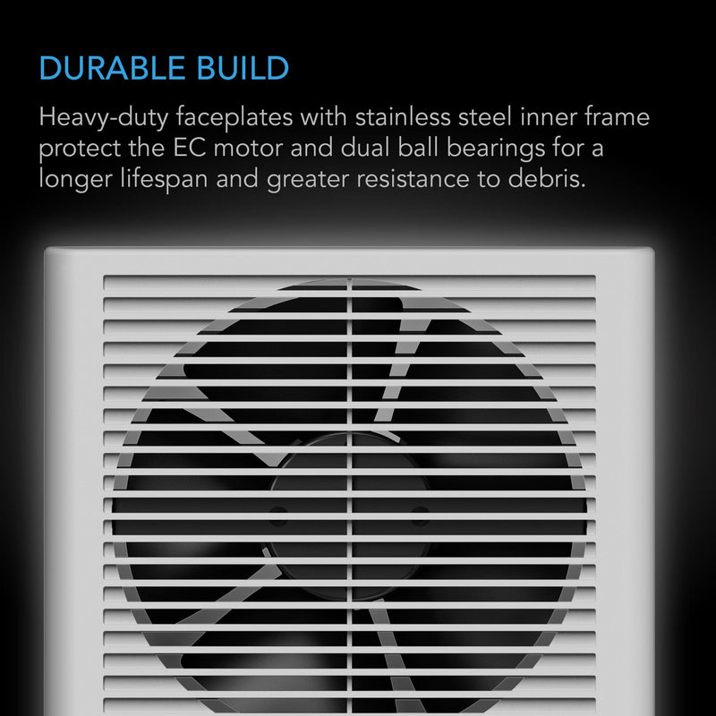 AC Infinity Room To Room Fan Two-Way Airflow, Temperature Controller - 8 Inch / 200mm