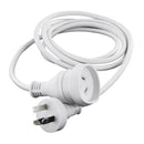 Extension Power Cord Aus Standard 240V White - 7m