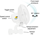 Breezin Verti-Clip Oscillating Fan