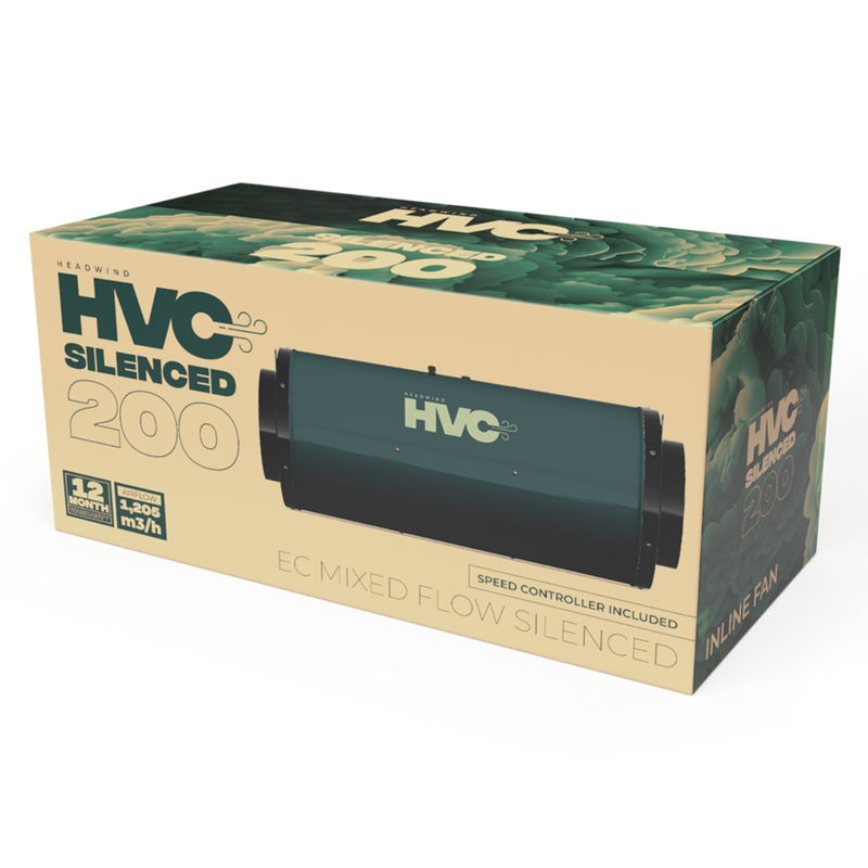 Headwind HVC EC Mixed Flow Silenced Fan - 200mm