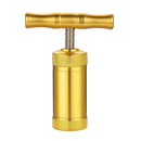 Heavy-Duty T-Handle Pollen Press – Kief Compressor For Herbs & Spices (Gold)
