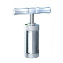 Heavy-Duty T-Handle Pollen Press – Kief Compressor For Herbs & Spices (Silver)