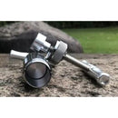 Heavy-Duty T-Handle Pollen Press – Kief Compressor For Herbs & Spices (Silver)