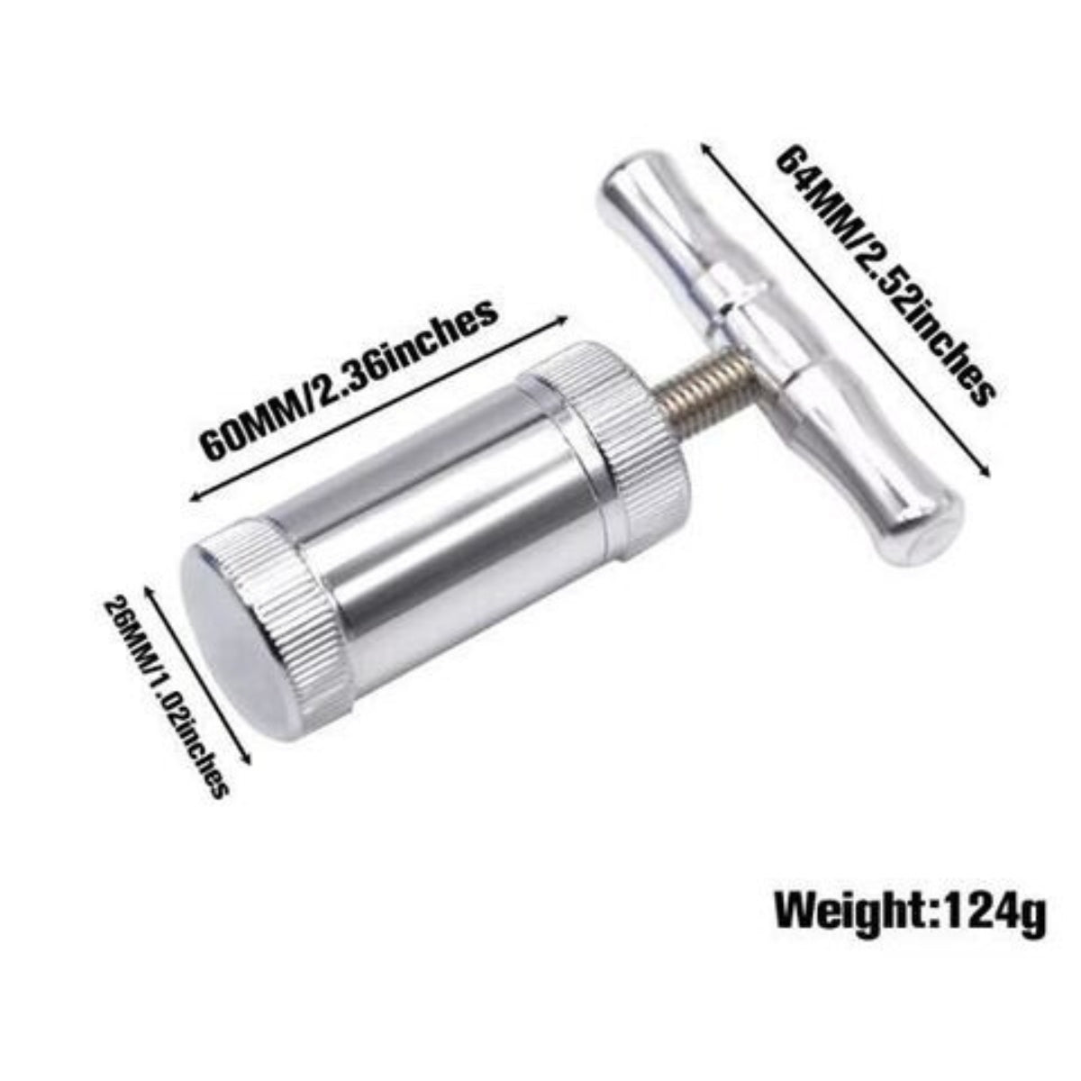 Heavy-Duty T-Handle Pollen Press – Kief Compressor For Herbs & Spices