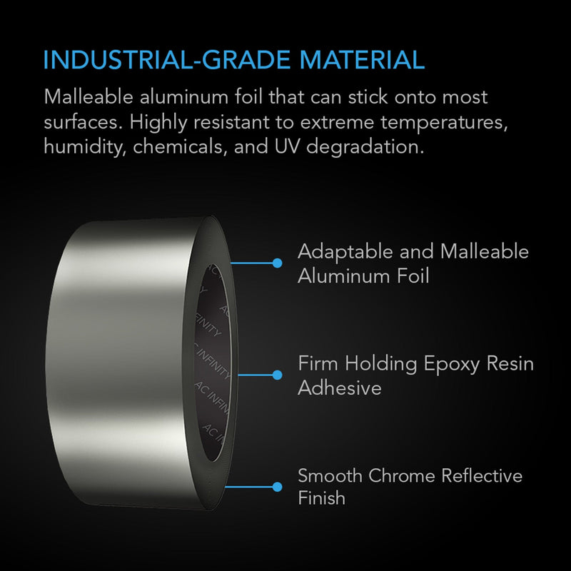 AC Infinity Aluminium Foil Ducting Tape 50 Yards | 46m